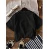 imageWomens Cherry Bow Graphic Tees Short Sleeve Crew Neck Summer T Shirt Tops for Women TrendyBlack Bow