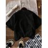 imageWomens Cherry Bow Graphic Tees Short Sleeve Crew Neck Summer T Shirt Tops for Women TrendyBlack With Red