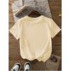 imageWomens Cherry Bow Graphic Tees Short Sleeve Crew Neck Summer T Shirt Tops for Women TrendyCherry Apricot