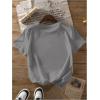 imageWomens Cherry Bow Graphic Tees Short Sleeve Crew Neck Summer T Shirt Tops for Women TrendyGrey