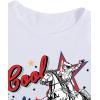 imageWomens Cherry Bow Graphic Tees Short Sleeve Crew Neck Summer T Shirt Tops for Women TrendyWestern White