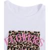 imageWomens Cherry Bow Graphic Tees Short Sleeve Crew Neck Summer T Shirt Tops for Women TrendyWhite Pink Brown