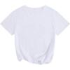 imageWomens Cherry Bow Graphic Tees Short Sleeve Crew Neck Summer T Shirt Tops for Women TrendyWhite Pink Brown
