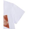 imageWomens Cherry Bow Graphic Tees Short Sleeve Crew Neck Summer T Shirt Tops for Women TrendyWhite Red Letter