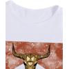 imageWomens Cherry Bow Graphic Tees Short Sleeve Crew Neck Summer T Shirt Tops for Women TrendyWhite Red Letter
