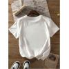 imageWomens Cherry Bow Graphic Tees Short Sleeve Crew Neck Summer T Shirt Tops for Women TrendyWhite and Red