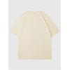 imageWomens Casual Cherry Bow Tees Graphic Letter Print Round Neck T Shirt Summer Short Sleeve Trendy TopsBeige Graphic