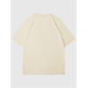 imageWomens Casual Cherry Bow Tees Graphic Letter Print Round Neck T Shirt Summer Short Sleeve Trendy TopsBeige Red