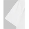 imageWomens Casual Cherry Bow Tees Graphic Letter Print Round Neck T Shirt Summer Short Sleeve Trendy TopsCherry White