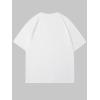 imageWomens Casual Cherry Bow Tees Graphic Letter Print Round Neck T Shirt Summer Short Sleeve Trendy TopsWhite Orange