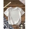 imageWomens Casual Cherry Bow Tees Graphic Letter Print Round Neck T Shirt Summer Short Sleeve Trendy TopsWhite Star