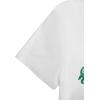 imageWomens Beach Graphic Tee Trendy Summer Short Sleeve Tee Shirts Crew Neck Crop Tops Bikini Print Preppy TopWhite Green
