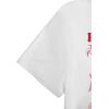imageWomens Beach Graphic Tee Trendy Summer Short Sleeve Tee Shirts Crew Neck Crop Tops Bikini Print Preppy TopWhite Red