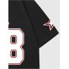 imageWomens Crewneck Graphic Tees Short Sleeve Casual T Shirt Vintage Street TopsBlack Graphic
