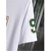 imageWomens Jersey Oversized Graphic Y2K T Shirts Number Print V Neck Drop Shoulder Streetwear Tee TopsGreen