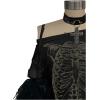 imageWomens Off The Shoulder Tops Graphic Goth Tee Y2k Vintage Asymmetrical Neck Oversized T ShirtsBlack Graphic