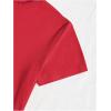 imageWomens Sequin Glitter Butterfly Graphic Tees Short Sleeve Crewneck T Shirt Casual Y2K TopsRed