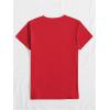 imageWomens Sequin Glitter Butterfly Graphic Tees Short Sleeve Crewneck T Shirt Casual Y2K TopsRed