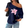 Floral Deep Blue