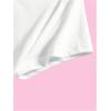imageWomens Y2K Graphic Shirt Cherry Print Short Sleeve Slim Fitted Summer Vintage Cropped TeeBrown and White