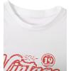 imageWomens Y2K Graphic Shirt Cherry Print Short Sleeve Slim Fitted Summer Vintage Cropped TeeWhite Orange Car