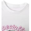 imageWomens Y2K Graphic Shirt Cherry Print Short Sleeve Slim Fitted Summer Vintage Cropped TeeWhite Pink Car