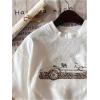 imageWomens Graphic Letter Tee Crew Neck Drop Shoulder Trendy Summer T Shirt Short Sleeve Vintage Car Print TopWhite Leopard