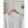 imageWomens Graphic Letter Tee Crew Neck Drop Shoulder Trendy Summer T Shirt Short Sleeve Vintage Car Print TopWhite With Patterned