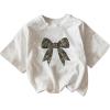 White With Bow