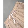 imageMens 2 Piece Outfits Short Sleeve Button Down Shirts Drawstring High Waisted Pants Vacation SetsApricot