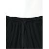 imageMens 2 Piece Outfits Textured Drop Shoulder T Shirt and Short Sets Summer Outfits TracksuitBlack