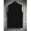 imageMens Crewneck Sleeveless Tank Tops Casual Graphic Vest Top Vintage Summer Tee Shirts StreetwearPure Black