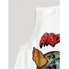 imageMens Crewneck Sleeveless Tank Tops Casual Graphic Vest Top Vintage Summer Tee Shirts StreetwearWhite Graphic