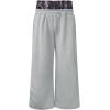 imageMens Elastic Double Waist Patchwork Sweatpants Wide Leg Baggy Track Pants Vintage StreetwearGrey