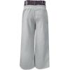 imageMens Elastic Double Waist Patchwork Sweatpants Wide Leg Baggy Track Pants Vintage StreetwearGrey