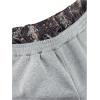 imageMens Elastic Double Waist Patchwork Sweatpants Wide Leg Baggy Track Pants Vintage StreetwearGrey