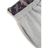 imageMens Elastic Double Waist Patchwork Sweatpants Wide Leg Baggy Track Pants Vintage StreetwearGrey