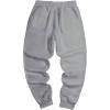 imageMens Graphic Letter Print Sweatpants Drawstring Waist Tie Front Workout Pants Jogger Pants with PocketGrey
