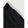 imageMens Graphic Shorts 2 in 1 Drawstring Waist Goth Gym Track Liner Cross Print Bottoms with PocketsBlack