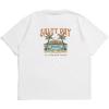 imageMens Graphic Tees Floral Print Short Sleeve Crew Neck Vintage Tee Shirt Casual Summer Tee TopsWhite Graphic