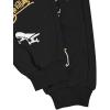imageMens Jogger Sweatpants Letter Graphic Drawstring Waist Casual Gym Workout Athletic Jogger PantsPure Black