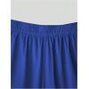 imageMens Letter Graphic Shorts Elastic High Waisted Straight Leg Street Track Shorts with PocketsBlue