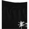 imageMens Letter Graphic Shorts Elastic High Waisted Straight Leg Street Track Shorts with PocketsTree Print Black