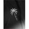 imageMens Short Sets 2 Piece Outfits Tropical Graphic Tees and Shorts Sets Beach Vacation OutfitsBlack White