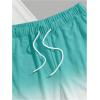 imageMens Short Sets 2 Piece Outfits Tropical Graphic Tees and Shorts Sets Beach Vacation OutfitsBlue and White