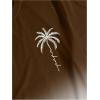 imageMens Short Sets 2 Piece Outfits Tropical Graphic Tees and Shorts Sets Beach Vacation OutfitsBrown White