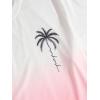 imageMens Short Sets 2 Piece Outfits Tropical Graphic Tees and Shorts Sets Beach Vacation OutfitsWhite Pink