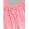 imageMens Short Sets 2 Piece Outfits Tropical Graphic Tees and Shorts Sets Beach Vacation OutfitsWhite Pink