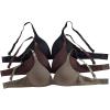 imageWomens 3 Pack Wireless Push Up Bra Comfortable Everyday Bras Soft Cup Padded Support Simple Basic BraletteArmy Green