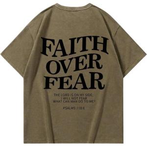 imageMens Graphic Tee Shirt Oversized Drop Shoulder Vintage TShirt Letter Print Streetwear Casual Summer TopsBrown